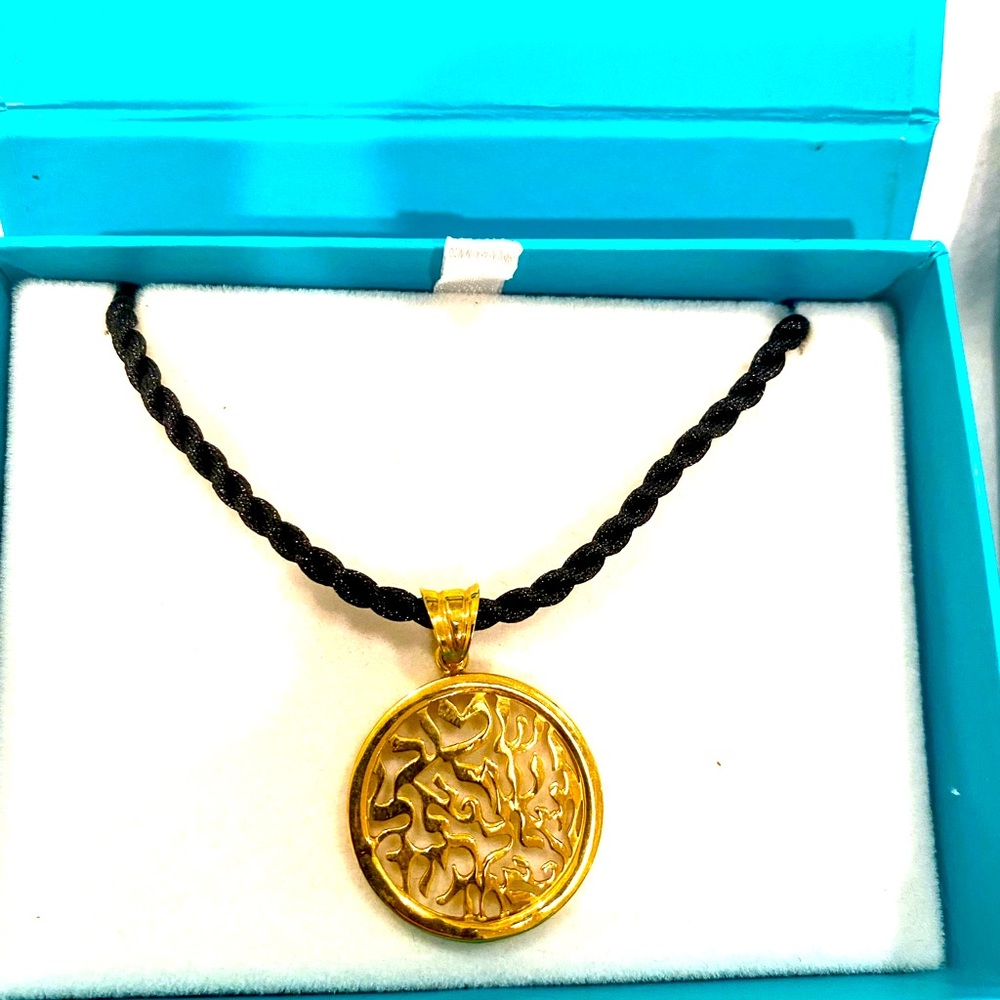 ALIYA SHEMA PENDANT 14K GOLD